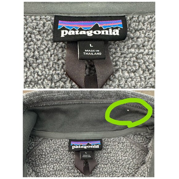 Patagonia Men's Better Sweater 1/4-Zip Fleece in Heathered Gray Size Large - Picture 3 of 7